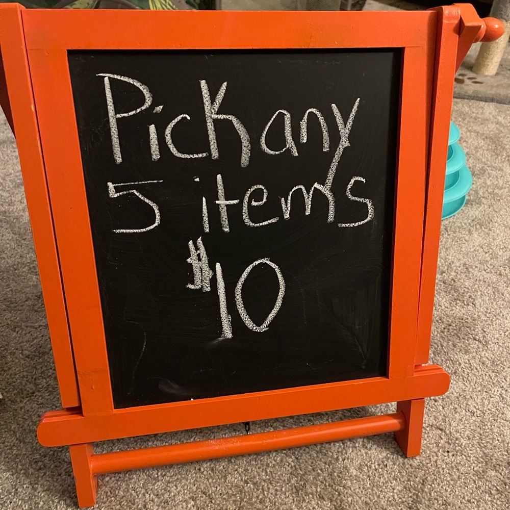 Orange Framed Chalkboard Sign - Home Accents